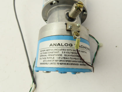 Pacific Scientific 2VM62-024-4 24V Low Inertia PMDC Servomotor 3/8"x2-7/8" Shaft