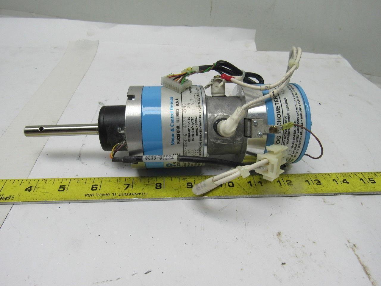 Pacific Scientific 2VM62-024-4 24V Low Inertia PMDC Servomotor 3/8"x2-7/8" Shaft