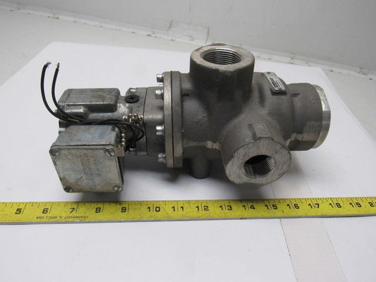 Parker/Schrader Bellows N3857600253 Pneumatic Valve 1"NPT 115V Coil Pilot Valve