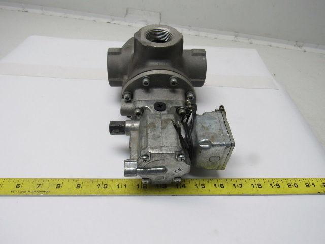Parker/Schrader Bellows N3857600253 Pneumatic Valve 1"NPT 115V Coil Pilot Valve
