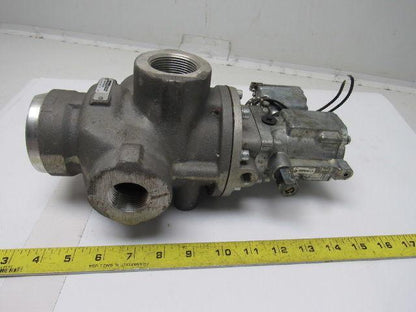 Parker/Schrader Bellows N3857600253 Pneumatic Valve 1"NPT 115V Coil Pilot Valve