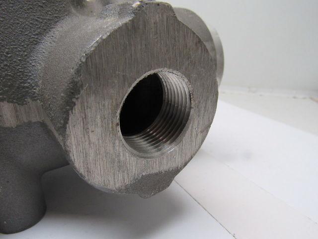 Parker/Schrader Bellows N3857600253 Pneumatic Valve 1"NPT 115V Coil Pilot Valve