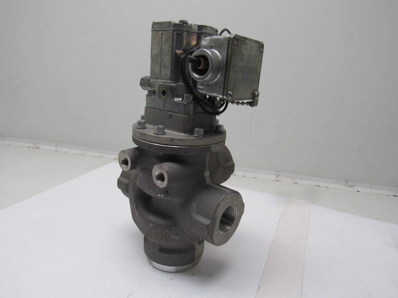 Parker/Schrader Bellows N3857600253 Pneumatic Valve 1"NPT 115V Coil Pilot Valve