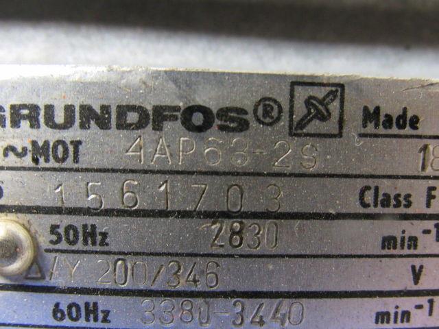 Grundfos 4AP63-2-S Coolant Pump