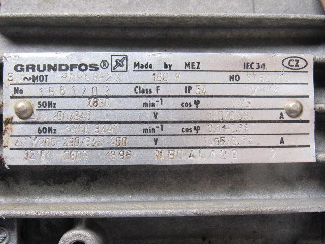 Grundfos 4AP63-2-S Coolant Pump