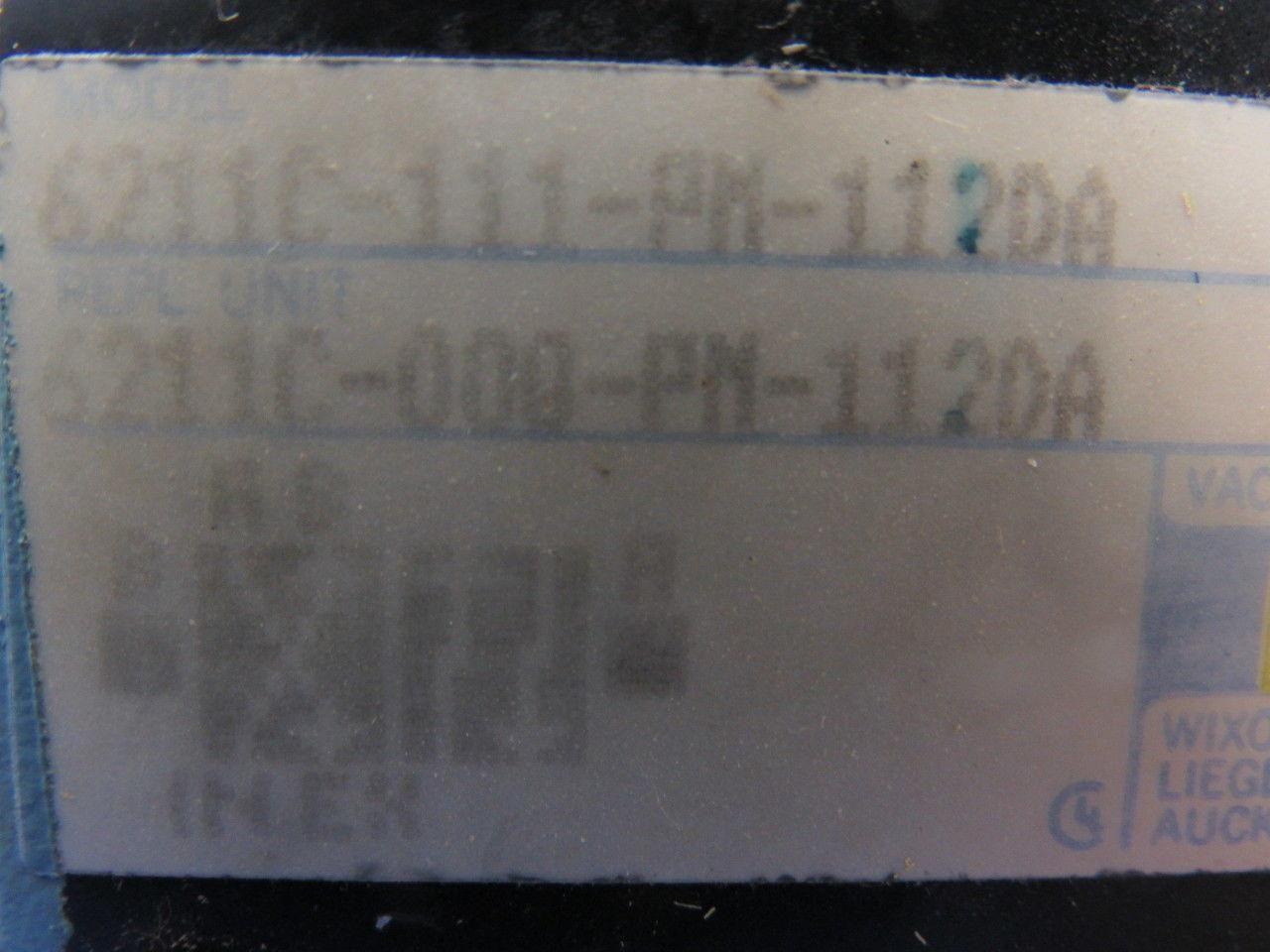 MAC 6211C-111-PM-112DA 4/2 Single Solenoid Operated Control Valve 120V Coil