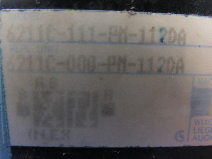 MAC 6211C-111-PM-112DA 4/2 Single Solenoid Operated Control Valve 120V Coil