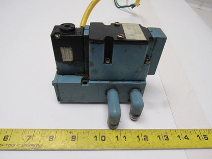 MAC 6211C-111-PM-112DA 4/2 Single Solenoid Operated Control Valve 120V Coil