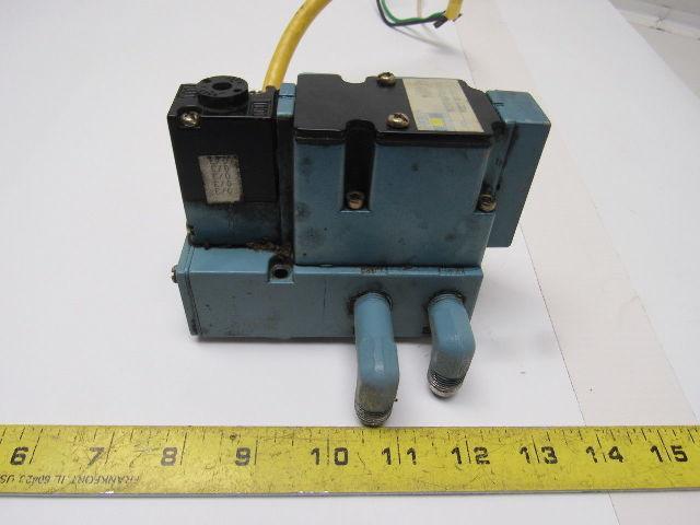 MAC 6211C-111-PM-112DA 4/2 Single Solenoid Operated Control Valve 120V Coil