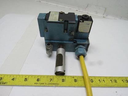 MAC 6211C-111-PM-112DA 4/2 Single Solenoid Operated Control Valve 120V Coil