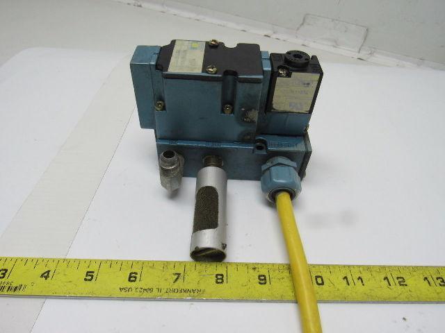 MAC 6211C-111-PM-112DA 4/2 Single Solenoid Operated Control Valve 120V Coil