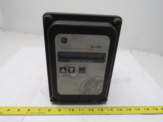 GE General Electric EPM Electronic Power Meter 10 Amp 50 Hz 480 Volts