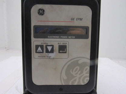 GE General Electric EPM Electronic Power Meter 10 Amp 50 Hz 480 Volts
