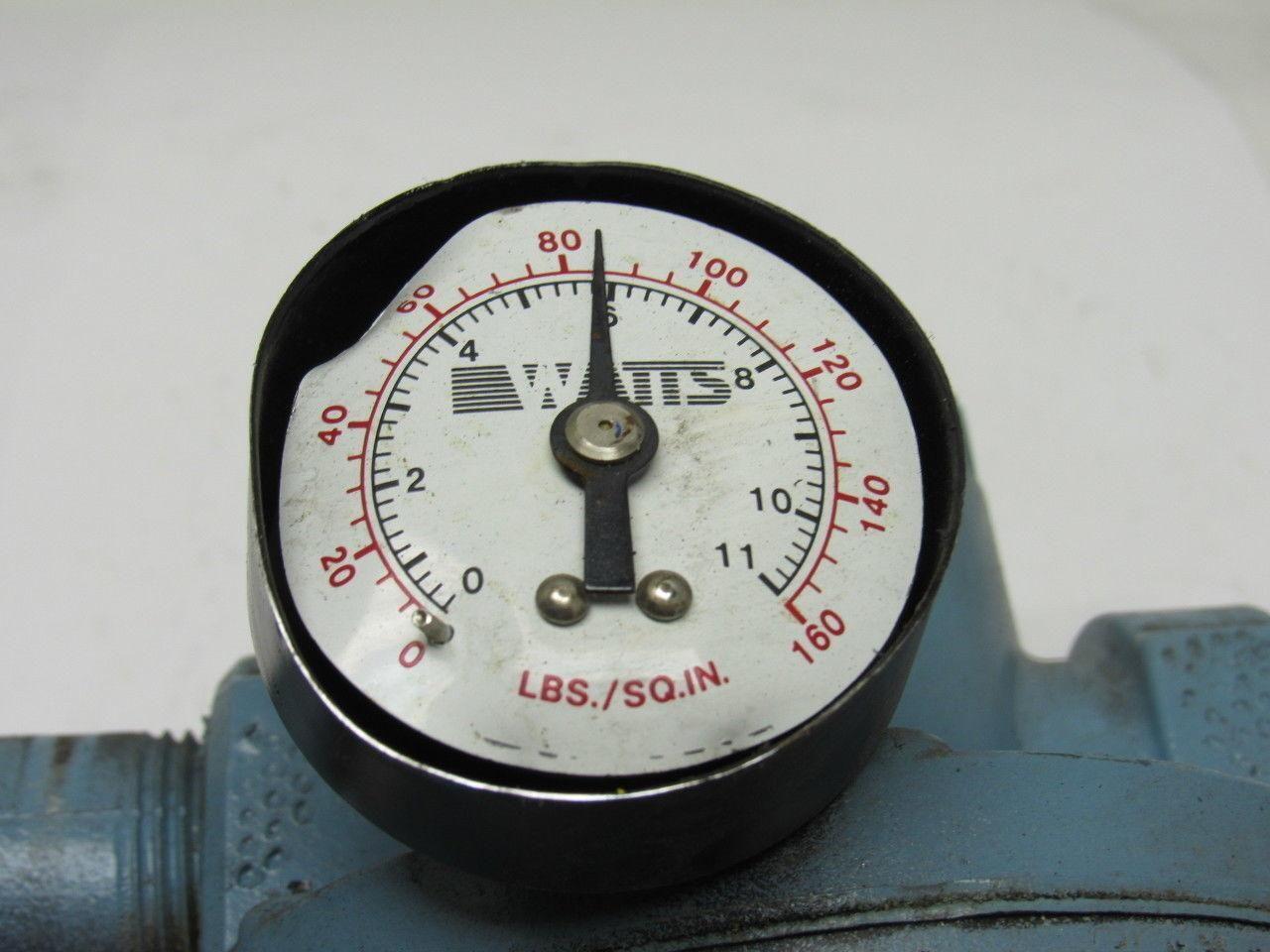 Watts Fluidair 250PSI Max FRL Filter Regulator Lubricator Assembly 1" Pipe