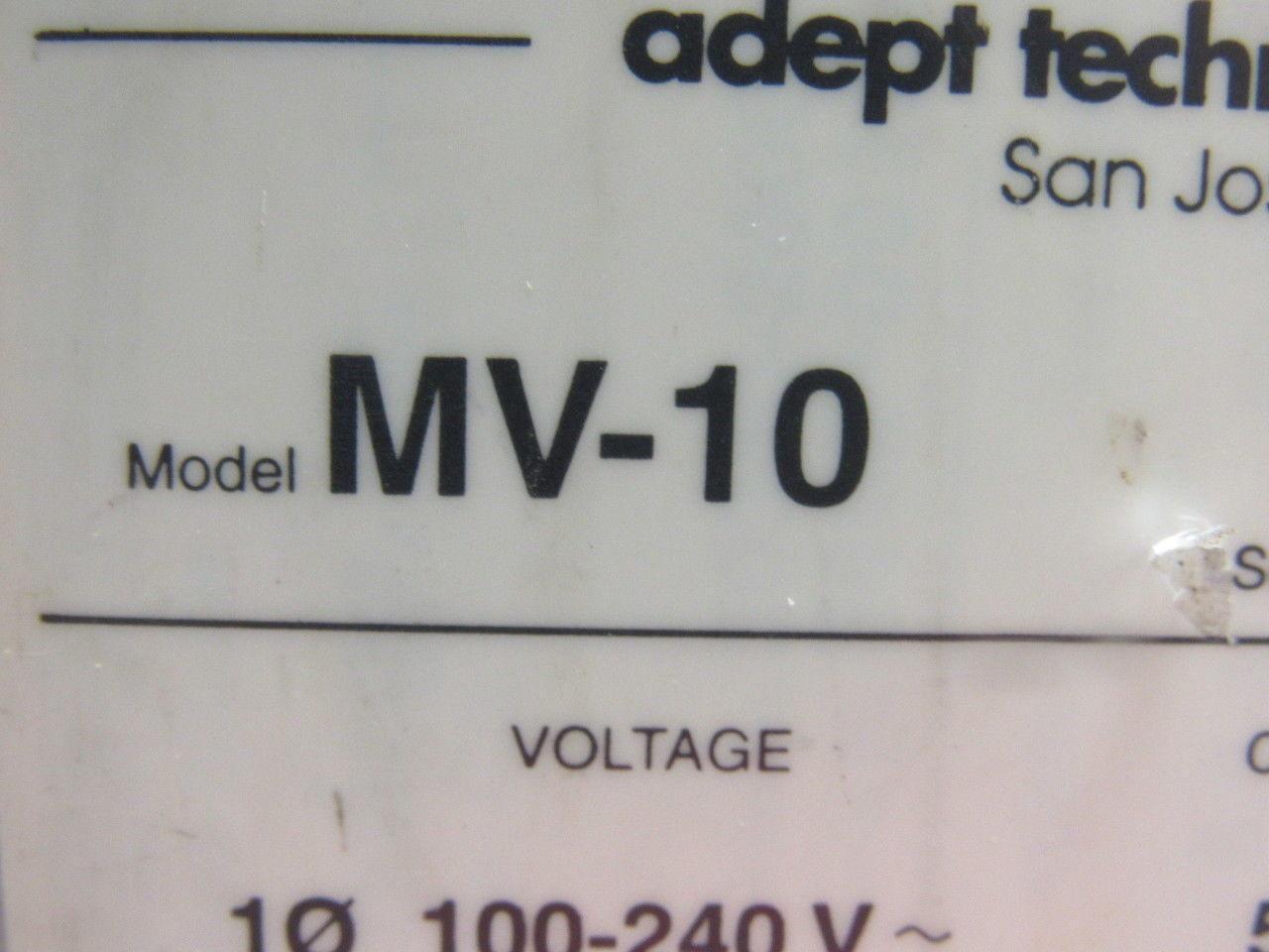 Adept Technology 30340-40000 MV-10 10 Slot Rack Power Supply Chassis 100-240V