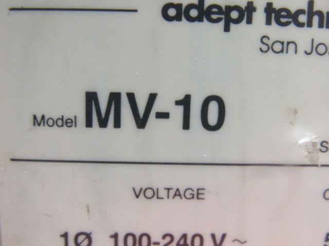 Adept Technology 30340-40000 MV-10 10 Slot Rack Power Supply Chassis 100-240V