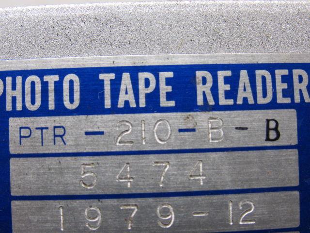 Ricom PTR-210-B-B Photo Tape Reader 100V