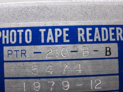 Ricom PTR-210-B-B Photo Tape Reader 100V