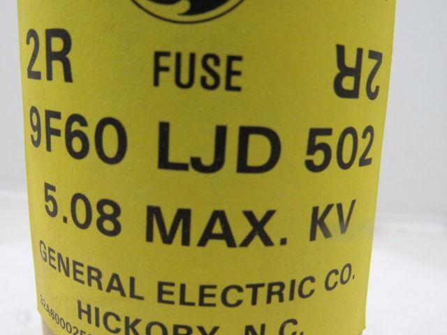GE General Electric 9F60LJD502 2R EJ-2D 5.08 MAX kV Motor Starter Ferrule Fuse