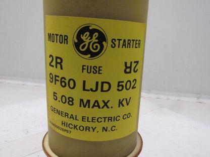 GE General Electric 9F60LJD502 2R EJ-2D 5.08 MAX kV Motor Starter Ferrule Fuse