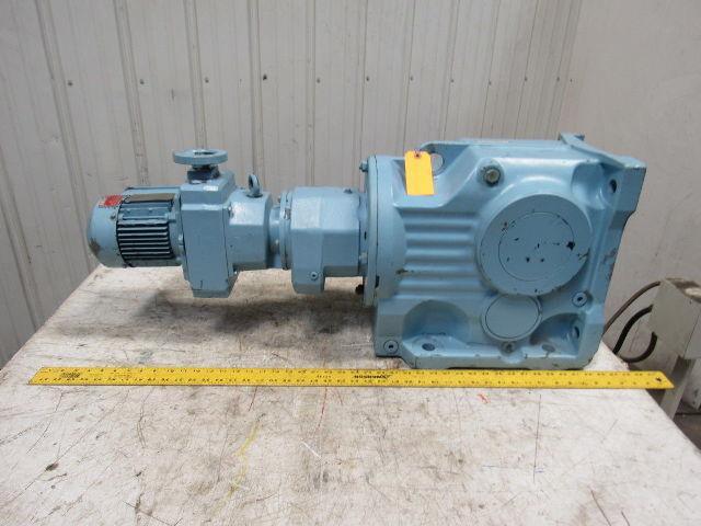 Sew Eurodrive K97R63D16DT71C4 4019:1 LH 30,955# Output 230YY/460Y  Gear Motor