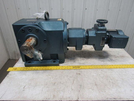 Sew Eurodrive K96R63D16DT71D4 4259:1 26500# Output LH VariSpeed Reducer 230/460V