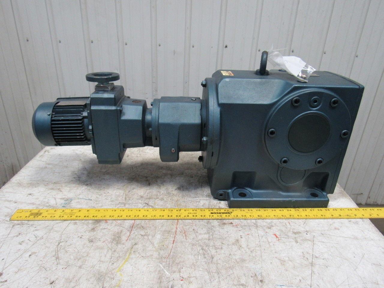 Sew Eurodrive K96R63D16DT71D4 4259:1 26500# Output LH VariSpeed Reducer 230/460V
