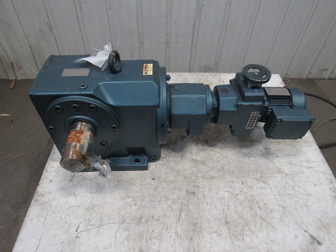 Sew Eurodrive K96R63D16DT71D4 4259:1 26500# Output LH VariSpeed Reducer 230/460V