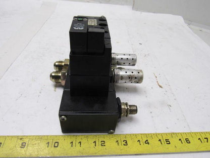 Rexroth Mecman 262-170-101-0 Pneumatic Valve W/262-108-110-0  Base 24VDC Coil