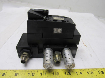 Rexroth Mecman 262-170-101-0 Pneumatic Valve W/262-108-110-0  Base 24VDC Coil