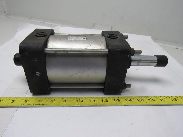 SMC NCA1WB400-0300-XA26F 4" Bore 1" Single Rod 3" Dual Stroke Push Pull Cylinder