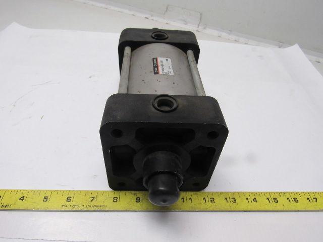 SMC NCA1WB400-0300-XA26F 4" Bore 1" Single Rod 3" Dual Stroke Push Pull Cylinder