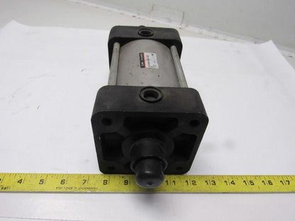 SMC NCA1WB400-0300-XA26F 4" Bore 1" Single Rod 3" Dual Stroke Push Pull Cylinder