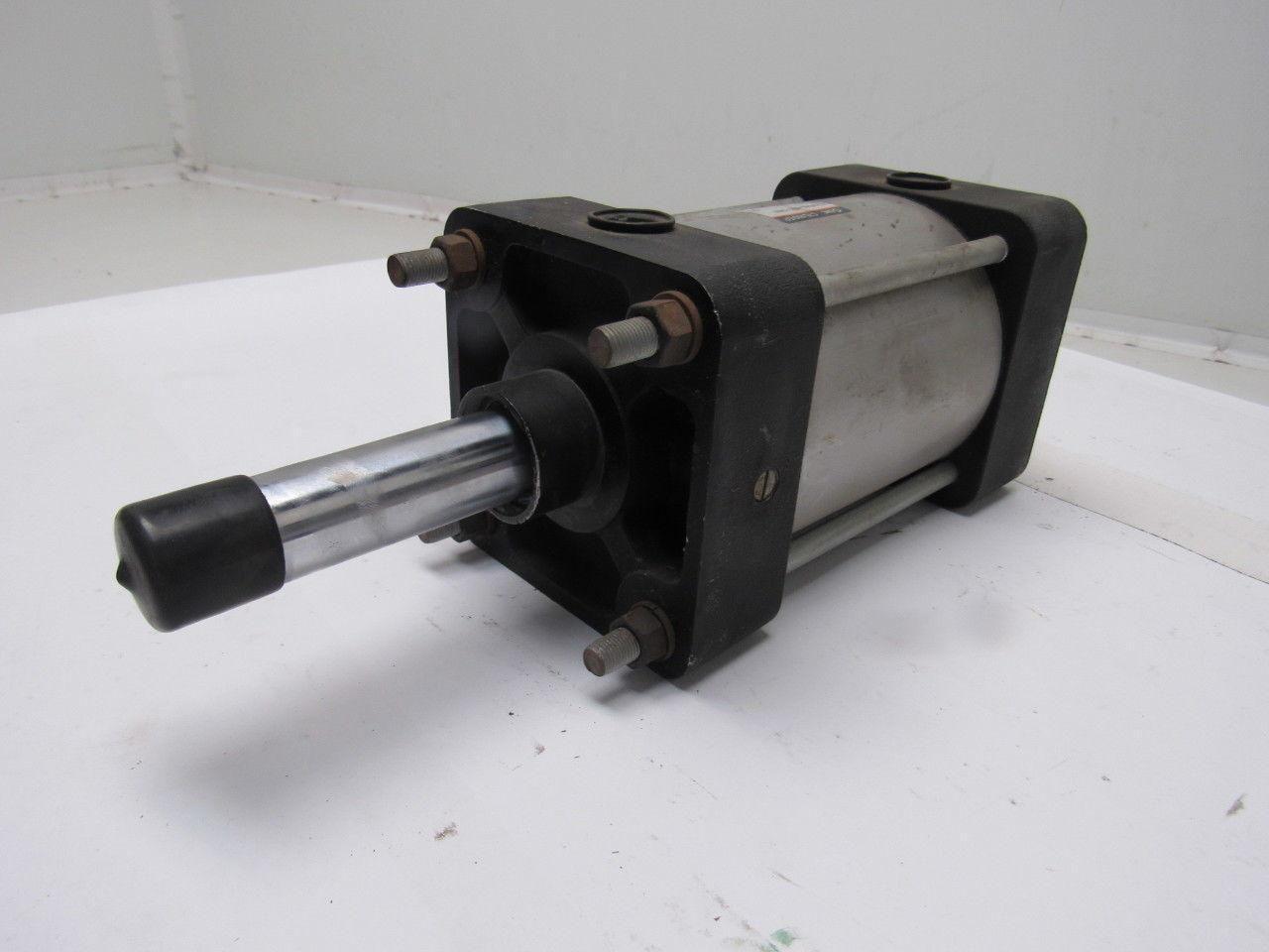 SMC NCA1WB400-0300-XA26F 4" Bore 1" Single Rod 3" Dual Stroke Push Pull Cylinder