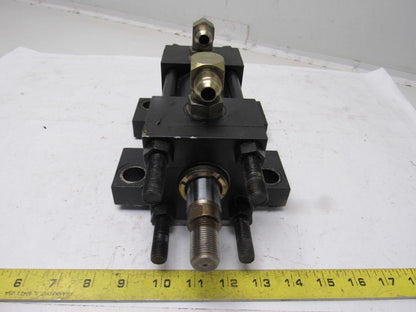 Parker 2-1/2" Bore 1-1/2" Stroke Series 2H Double Ended Hydraulic Cylinder