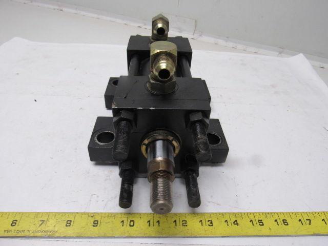 Parker 2-1/2" Bore 1-1/2" Stroke Series 2H Double Ended Hydraulic Cylinder