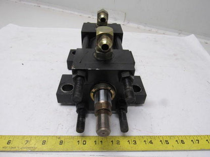 Parker 2-1/2" Bore 1-1/2" Stroke Series 2H Double Ended Hydraulic Cylinder