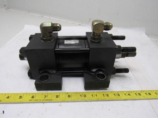 Parker 2-1/2" Bore 1-1/2" Stroke Series 2H Double Ended Hydraulic Cylinder