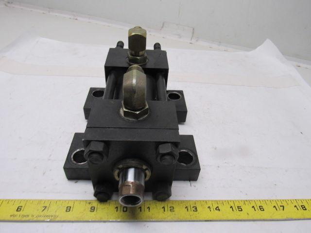 Parker 2-1/2" Bore 1-1/2" Stroke Series 2H Double Ended Hydraulic Cylinder