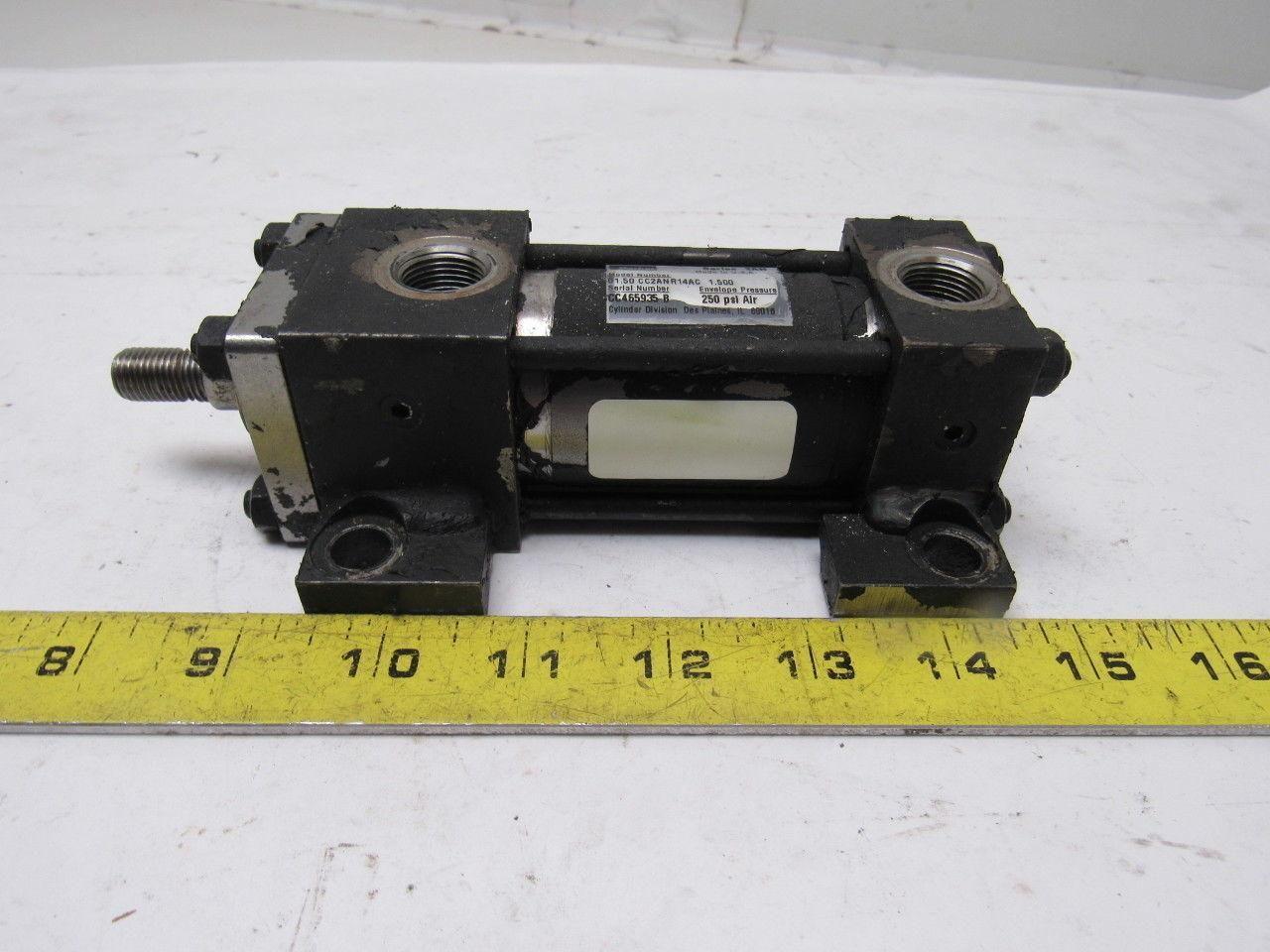 Parker 01.50 CC2ANR14AC 1.500 Pneumatic Air Cylinder 1-1/2" Bore 1-1/2" Stroke