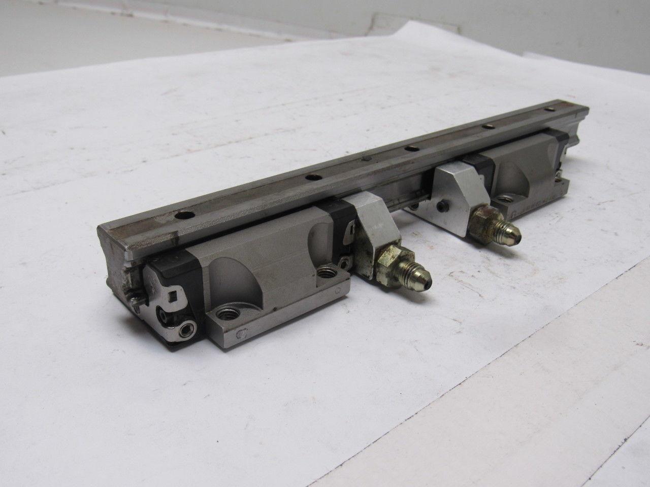 Star 1651-294-20 11-5/8" L Linear Rail W/2 Bearing Block Carriages