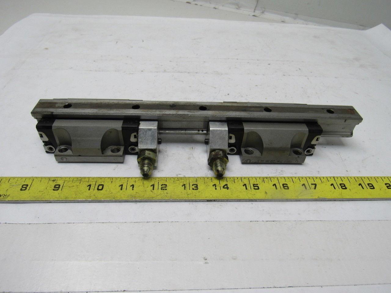 Star 1651-294-20 11-5/8" L Linear Rail W/2 Bearing Block Carriages