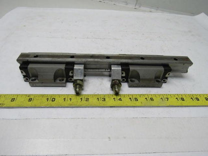 Star 1651-294-20 11-5/8" L Linear Rail W/2 Bearing Block Carriages