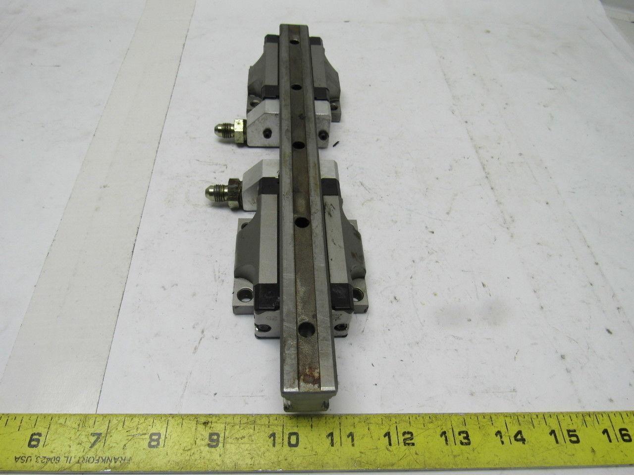 Star 1651-294-20 11-5/8" L Linear Rail W/2 Bearing Block Carriages
