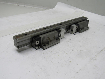 Star 1651-294-20 11-5/8" L Linear Rail W/2 Bearing Block Carriages