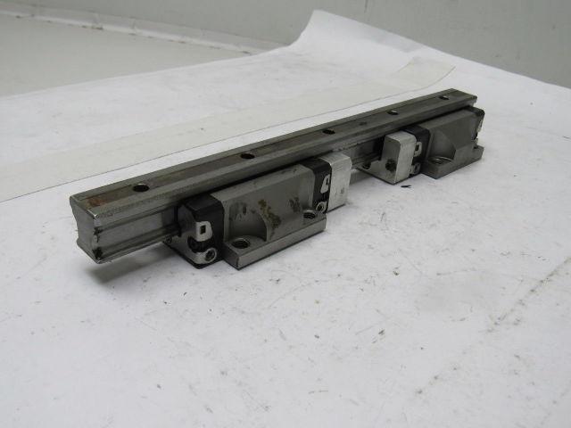 Star 1651-294-20 11-5/8" L Linear Rail W/2 Bearing Block Carriages