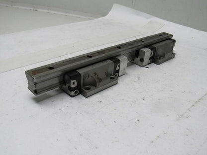 Star 1651-294-20 11-5/8" L Linear Rail W/2 Bearing Block Carriages