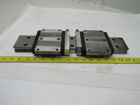 Star 16741 15-5/8" L Linear Rail W/2 Bearing Block Carriages