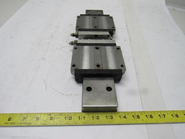 Star 16741 15-5/8" L Linear Rail W/2 Bearing Block Carriages