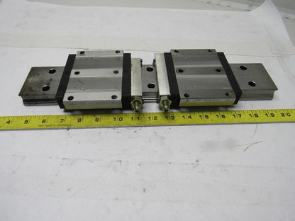 Star 16741 15-5/8" L Linear Rail W/2 Bearing Block Carriages